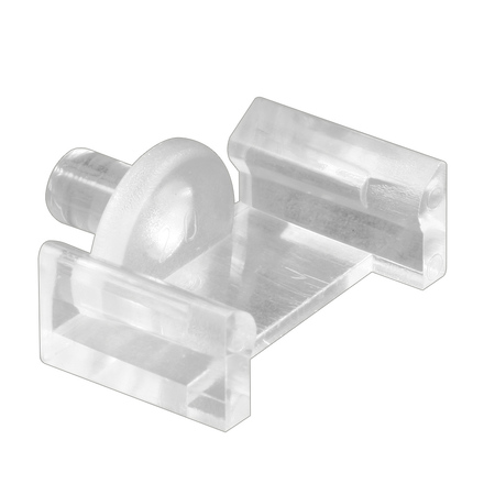 PRIME-LINE Clear Plastic Window Grid Retainer Clips, with Pin  6 Pack L 5839